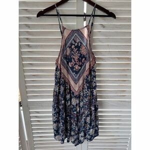 American Eagle | Floral High Neck Dress